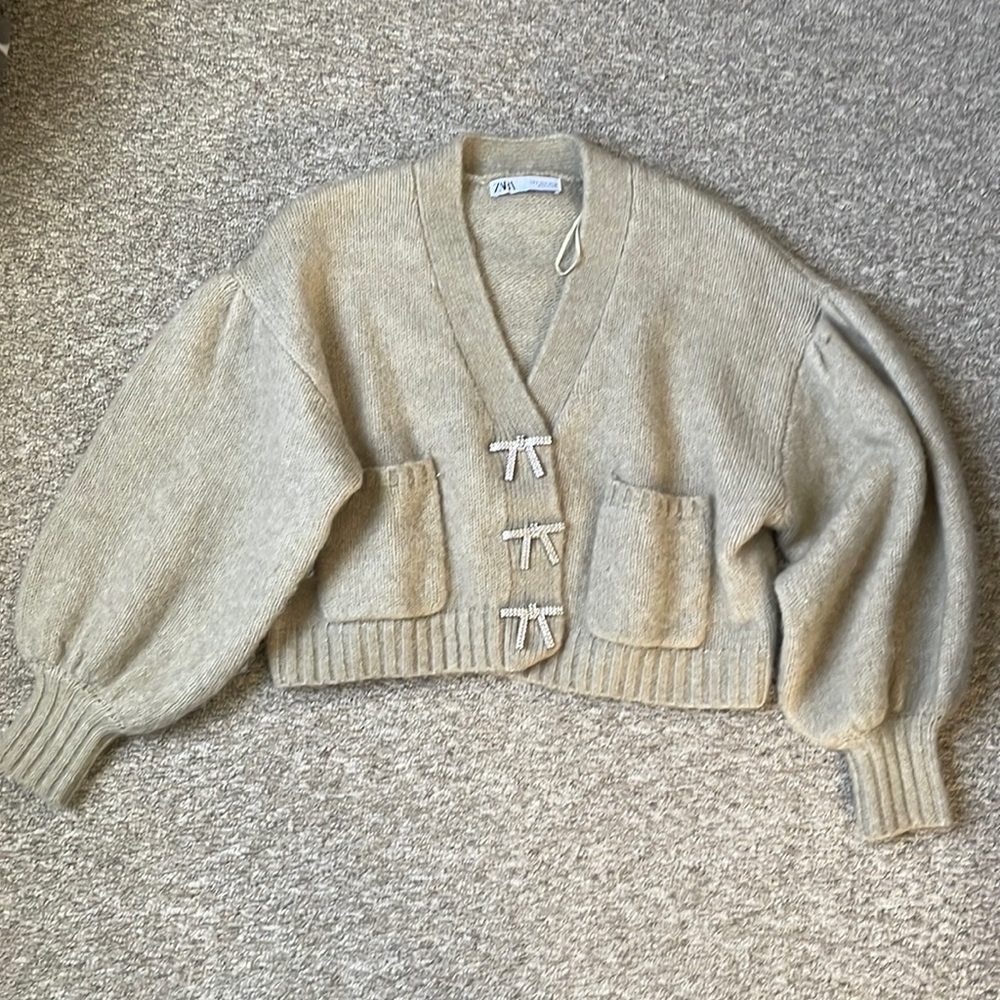 Zara balloon sleeve sweater